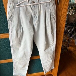 POL Light Blue Denim with White detail.